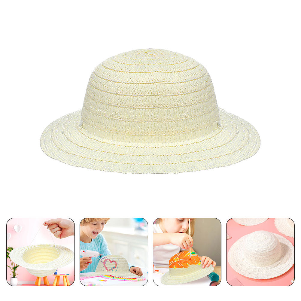 Art Craft For Kids - 8 chapeaux de paille DIY pour