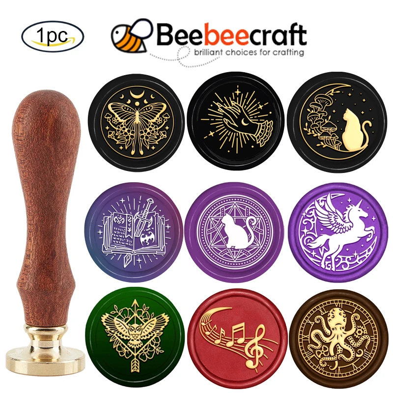 Batik Wax Kit - Kit de tampons de sceau d'avertissement