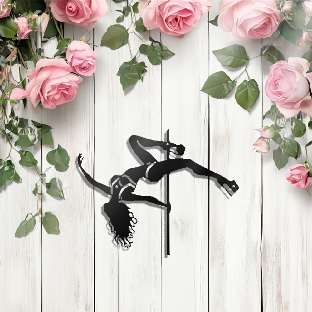 Art Craft Club - CIFBUY Décoration Murale Métallique Silhouette Danseuse