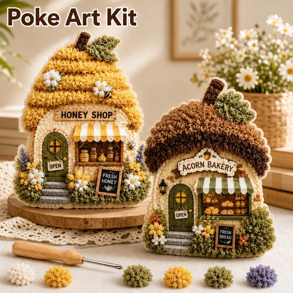 Art Craft Village - Kit de Poke Art 3D en