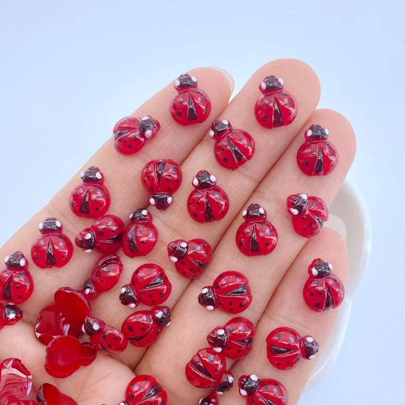 Art Craft Ladybug - Décorations 3D pour ongles, accessoires nail