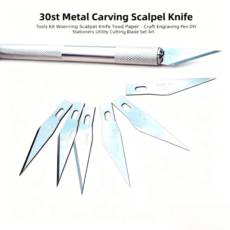 Art Craft Knife - Kit de 30 Couteaux à Graver,