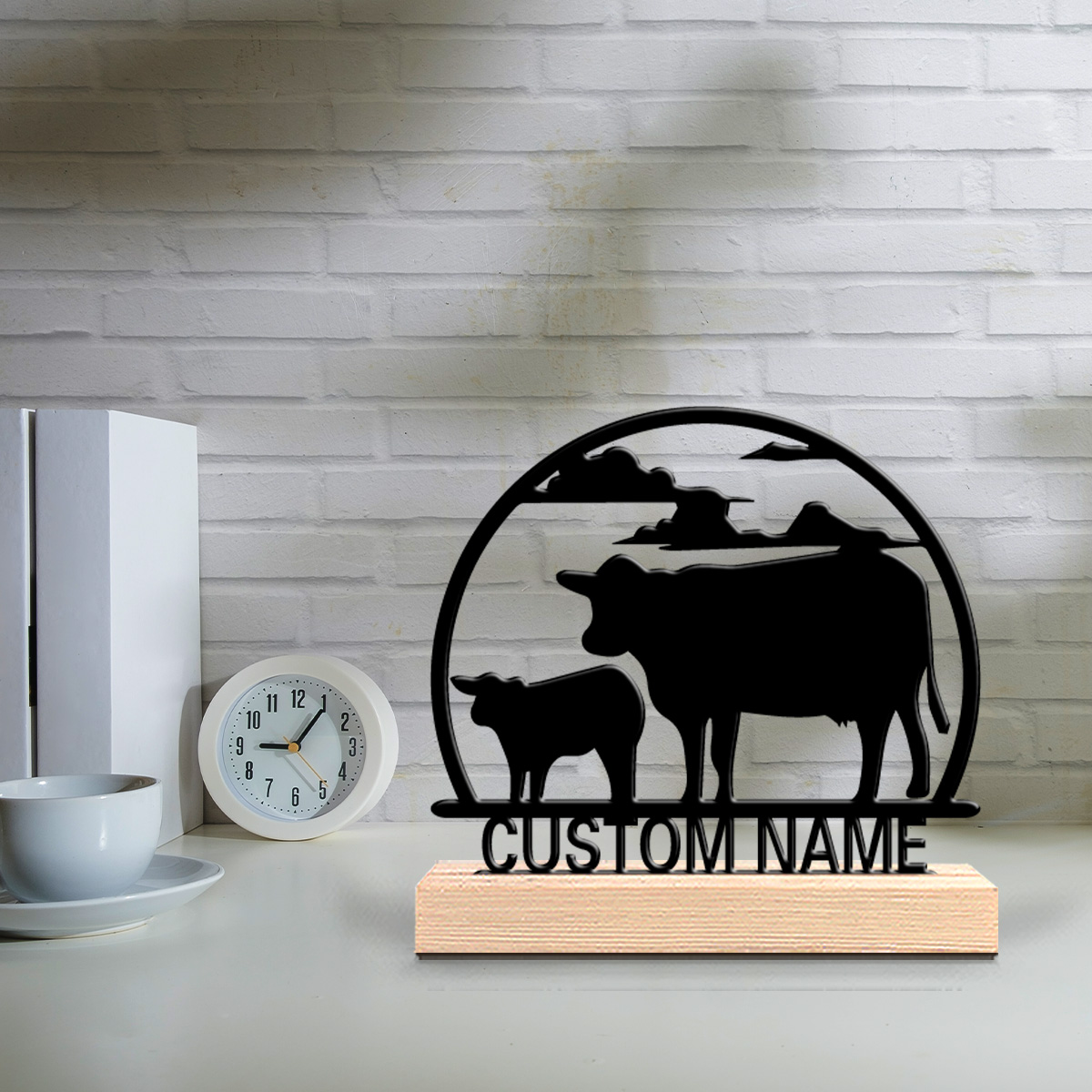 Art Y Craft - 1 pièce Statue de vache personnalisable