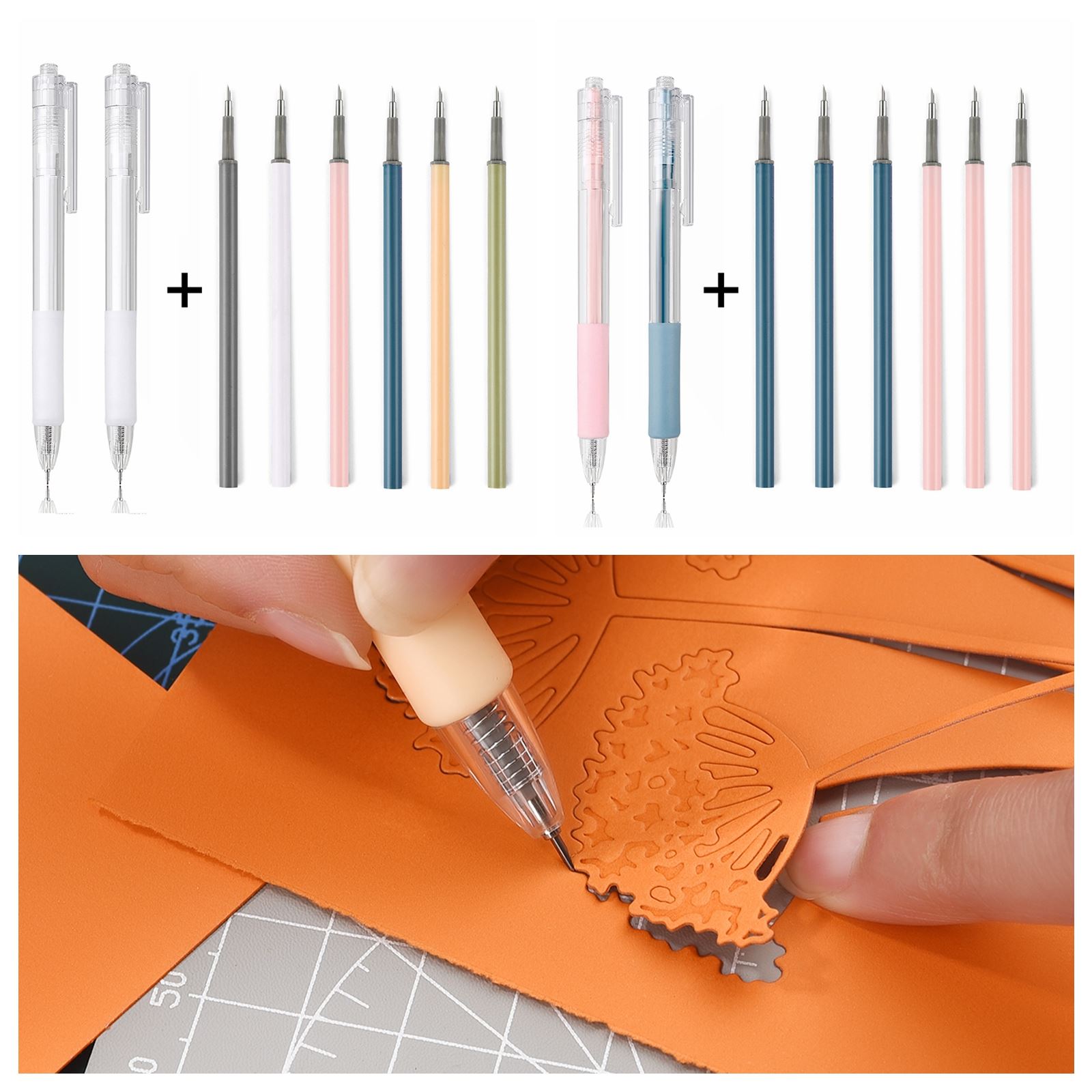 Art Craft Knife - 1/8 pièces Art utilitaire couteau stylo