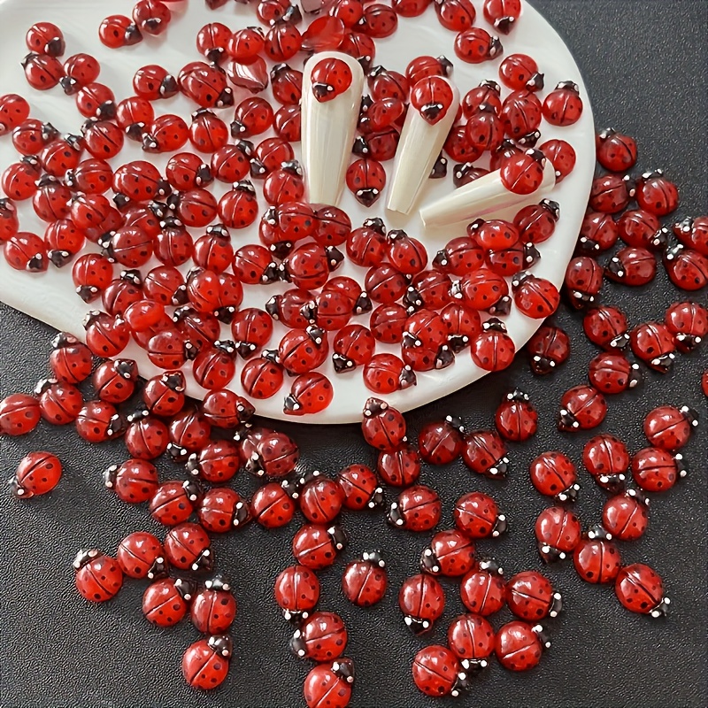 Art Craft Ladybug - 100 pièces de coccinelles en résine