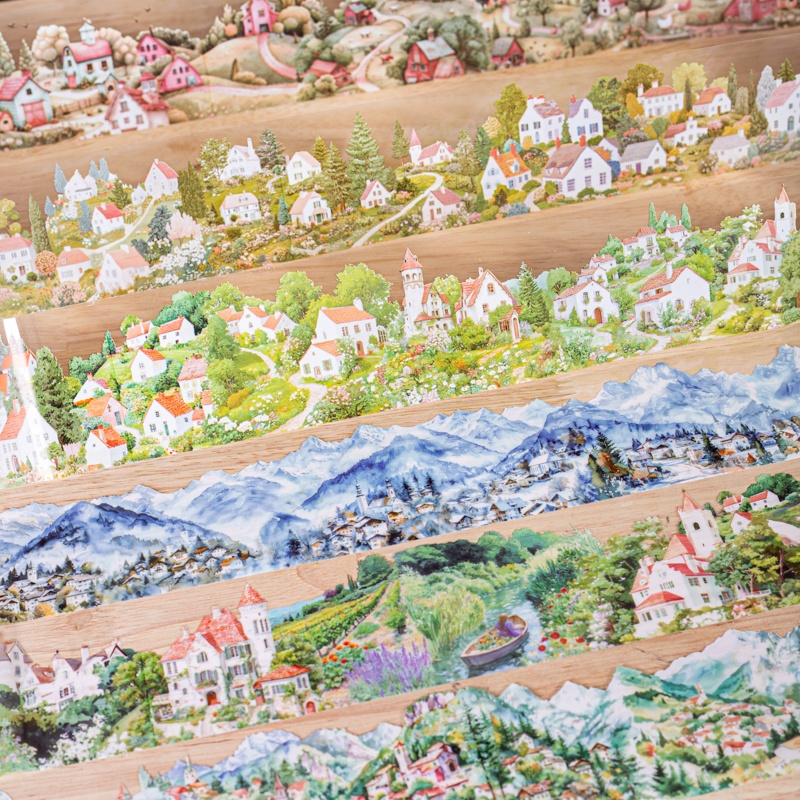 Art Craft Village - Ensemble de 6 rouleaux de ruban