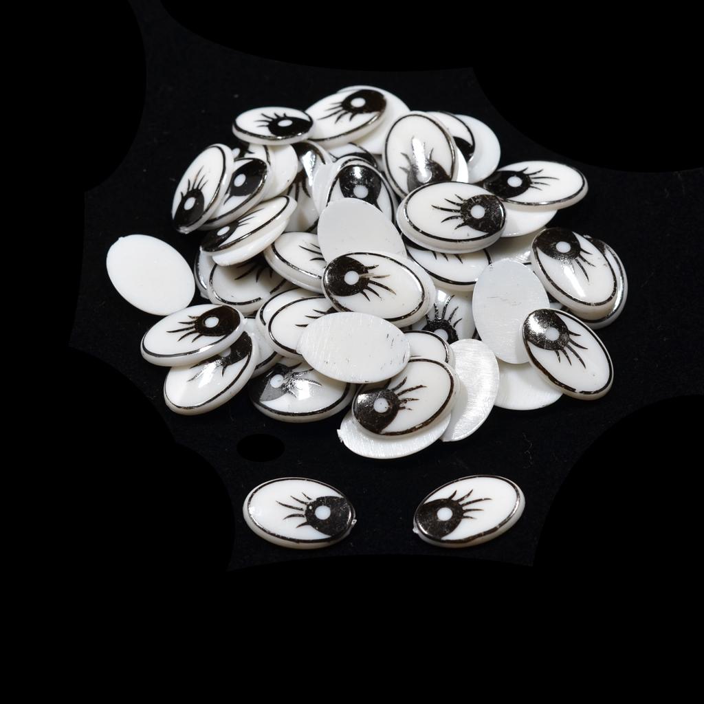Yeux plats ovales en plastique - Art Craft Eyes avis et prix