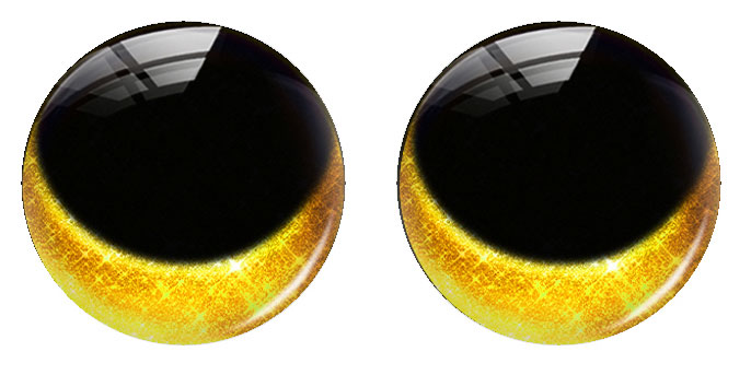 Cabochon en verre rond fait ma - Art Craft Eyes avis et prix
