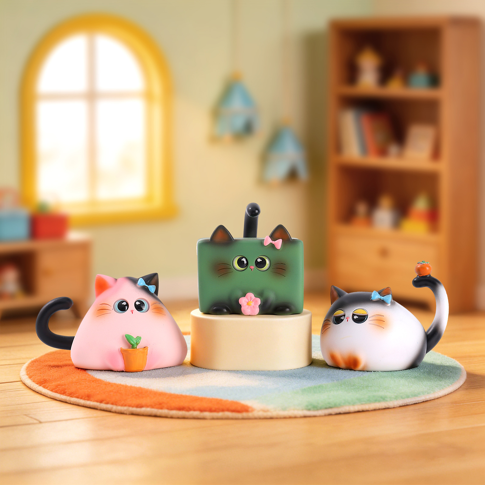 Figurine de chat en résine pou - Art Craft Furniture avis et prix