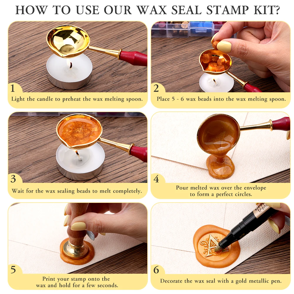 Kit de cire à cacheter colorée - Batik Wax Kit avis et prix