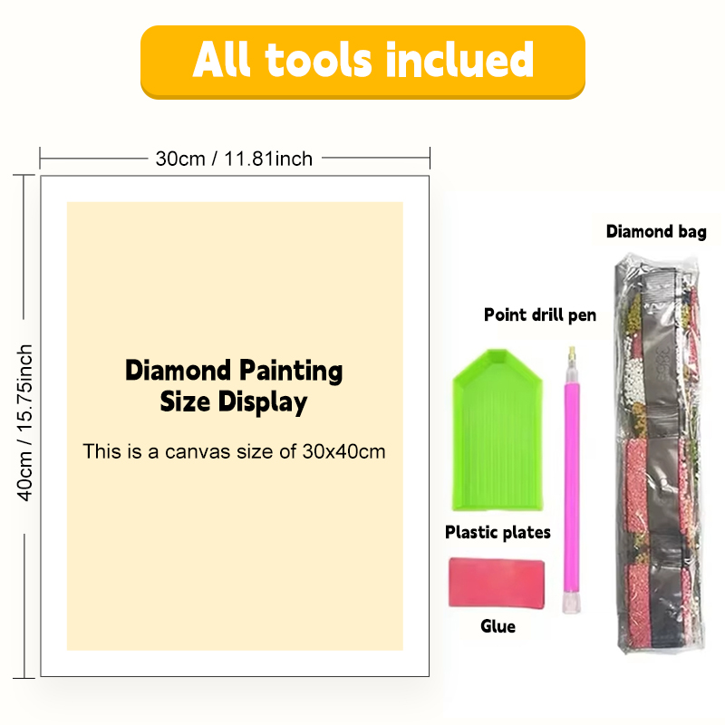 1 kit de peinture diamant Poke - Queen Art Craft avis et prix