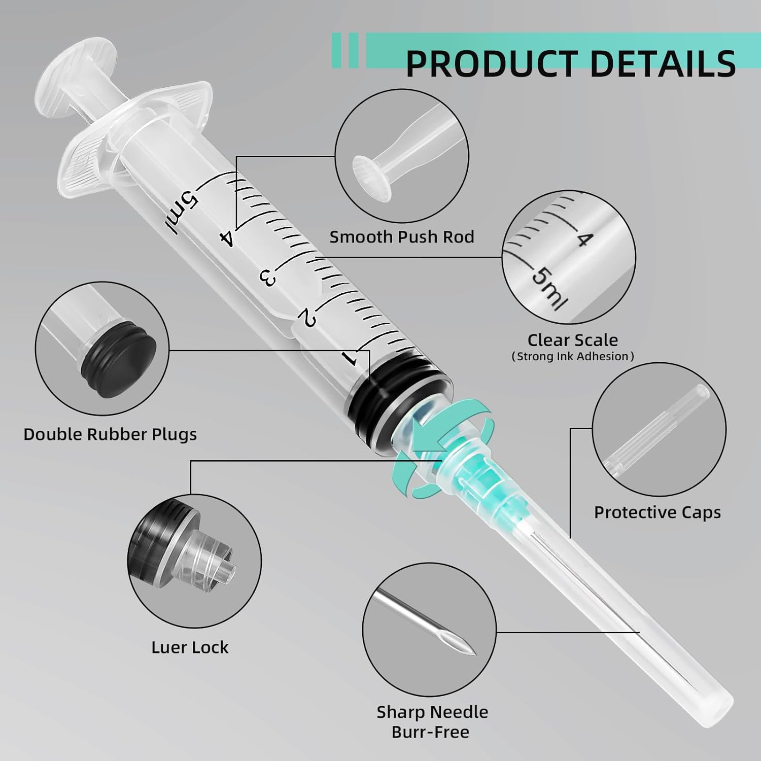 Seringue Luer Lock de 5 ml, ad - Art Y Craft avis et prix