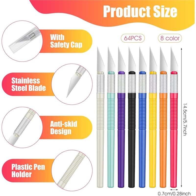 【EN PROMOTION】Lot de 64 coutea - Art Craft Knife avis et prix