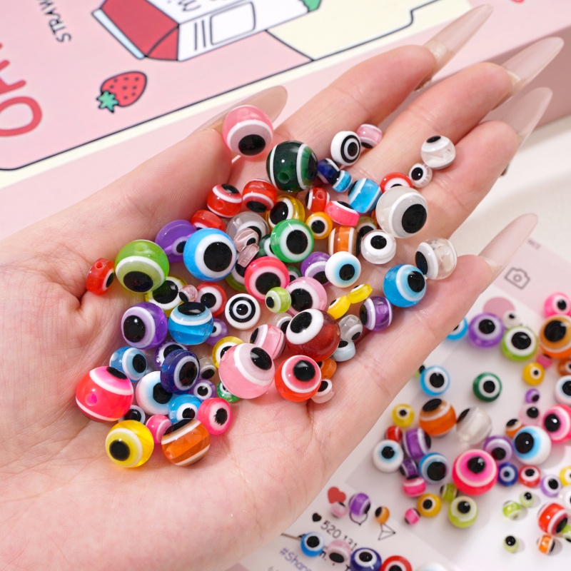 25 perles en résine œil porte- - Art Craft Eyes avis et prix