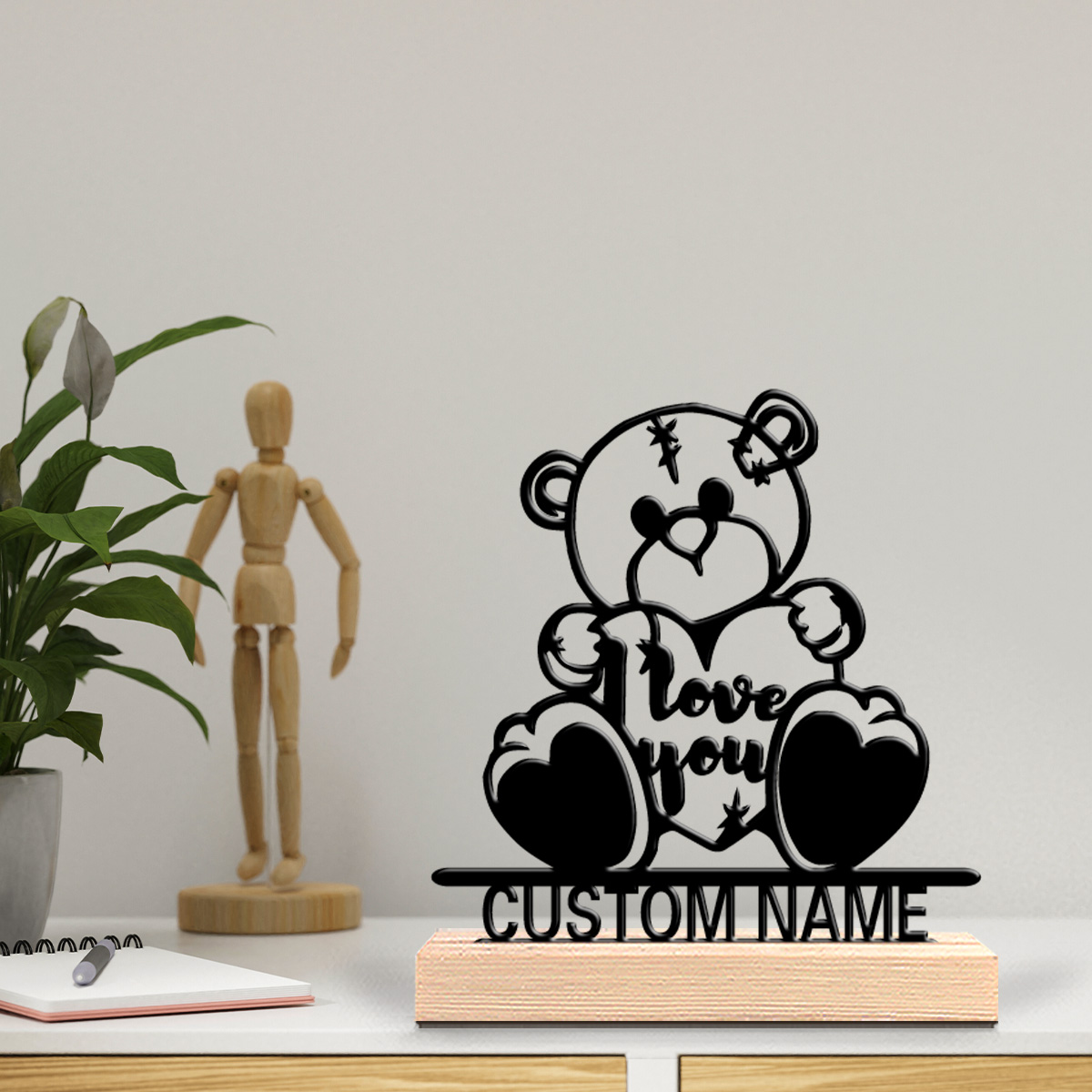 1 pièce Statue en métal person - Art Y Craft avis et prix