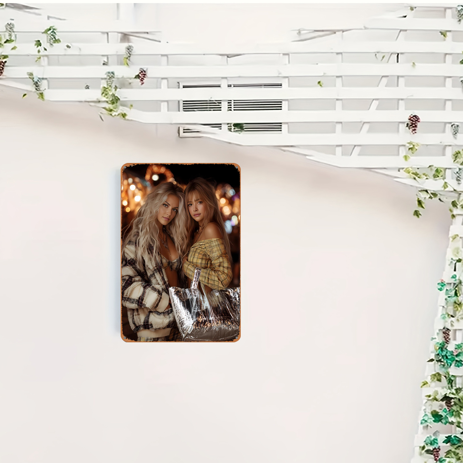 Panneau métallique vintage 2D, - Art Craft Club avis et prix