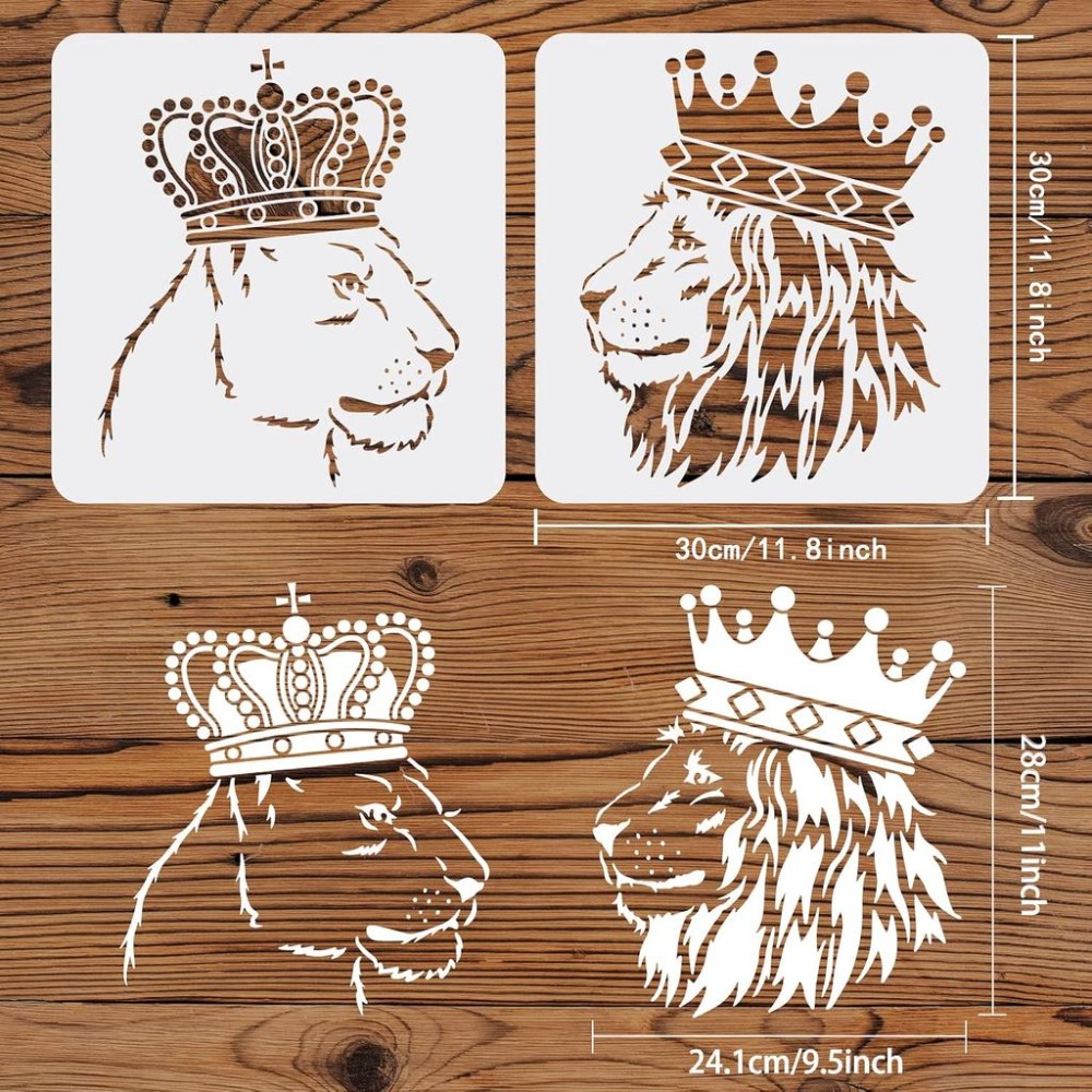 2 pochoirs de dessin Lion King - Queen Art Craft avis et prix