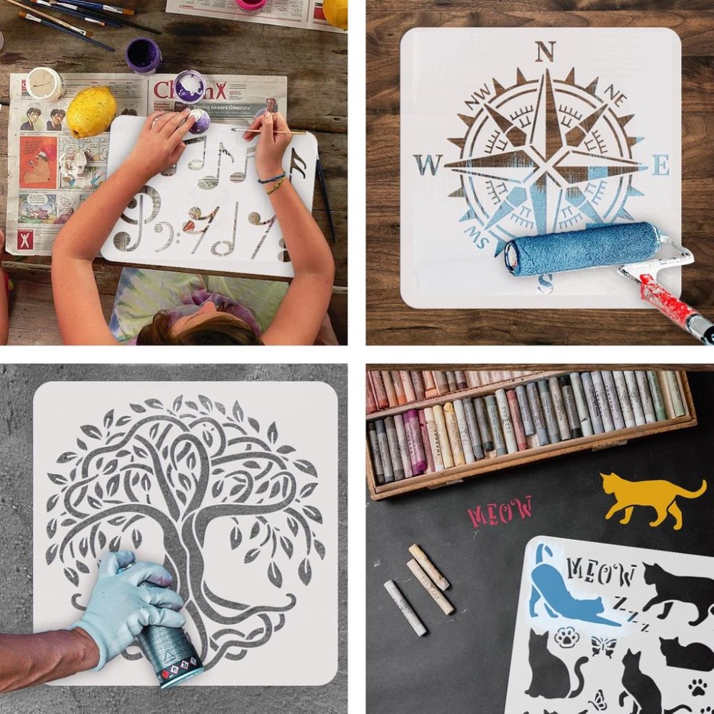 2 pochoirs de dessin Lion King - Queen Art Craft avis et prix